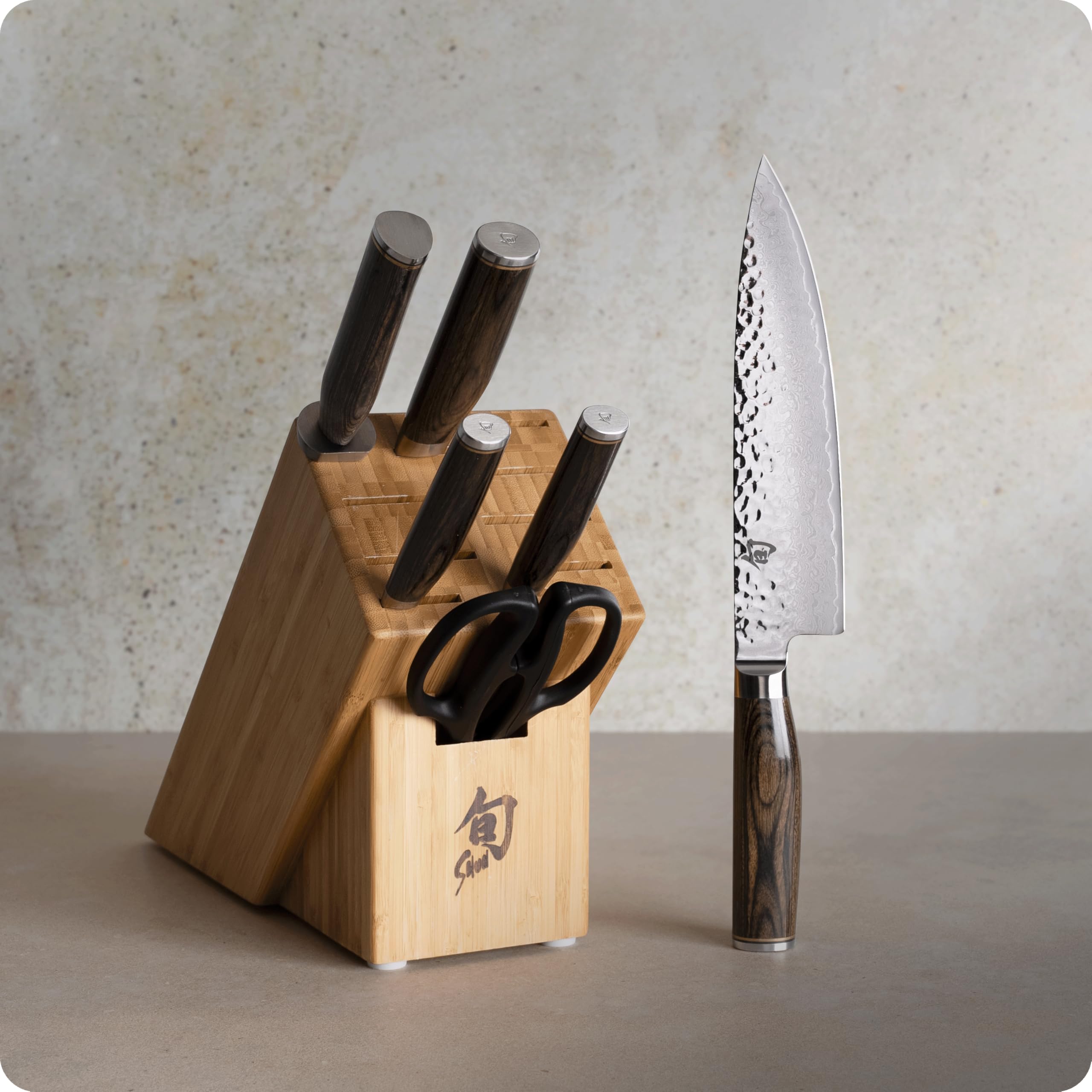 Amazon.com: Shun Premier 7 Piece Essential Block Set, Includes 8
